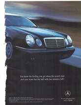 1996 Mercedes Benz E Class Print Ad Automobile Car 8.5&quot; x 11&quot; - £15.14 GBP