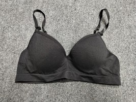 Laura Ashley Bra Women XS Black Bralette Wireless - $14.00 CAD