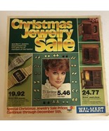 1980s Walmart Christmas Jewelry Sale Store Advertisement Print Ad - $475.62 MXN