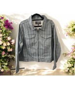 Torrid Plus Size 2 Plaid Gray Jacket Stretch Cotton Blend Zip up double ... - $47.05 CAD