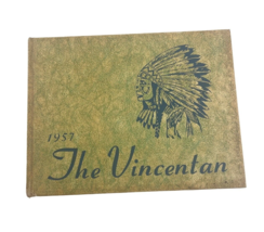 1957 The Vincentan Yearbook Vintage St. Vincent High School Perryville M... - £18.41 GBP