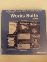 Microsoft Works Suite 2004 CD-ROM Set Brand New Factory Sealed With Word... - $39.99