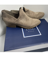 Kaari Blue Taupe Boots Booties 7.5 With Box Preowned Shoes - £14.89 GBP