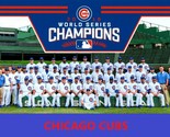 2016 CHICAGO CUBS 8X10 TEAM PHOTO BASEBALL MLB PICTURE WORLD SERIES CHAM... - £3.93 GBP
