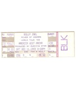 1993 Billy Joel Full Concert Ticket River Of Dreams World Tour 12/11/93 - $102.43 CAD