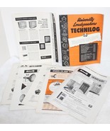 Vintage University Loudspeakers Technilog Sales Brochure Catalogs ~ 1950&#39;s - $136.53 CAD