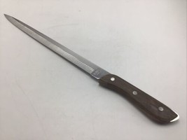 Regent Sherwood Slicing Knife 10.5&quot; Blade JAPAN Wood Handle Stainless St... - $17.14