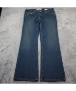Levis Jeans Womens 12 Blue Mid Rise 545 Pocket Zip Low Bootcut Denim Pants - £23.78 GBP