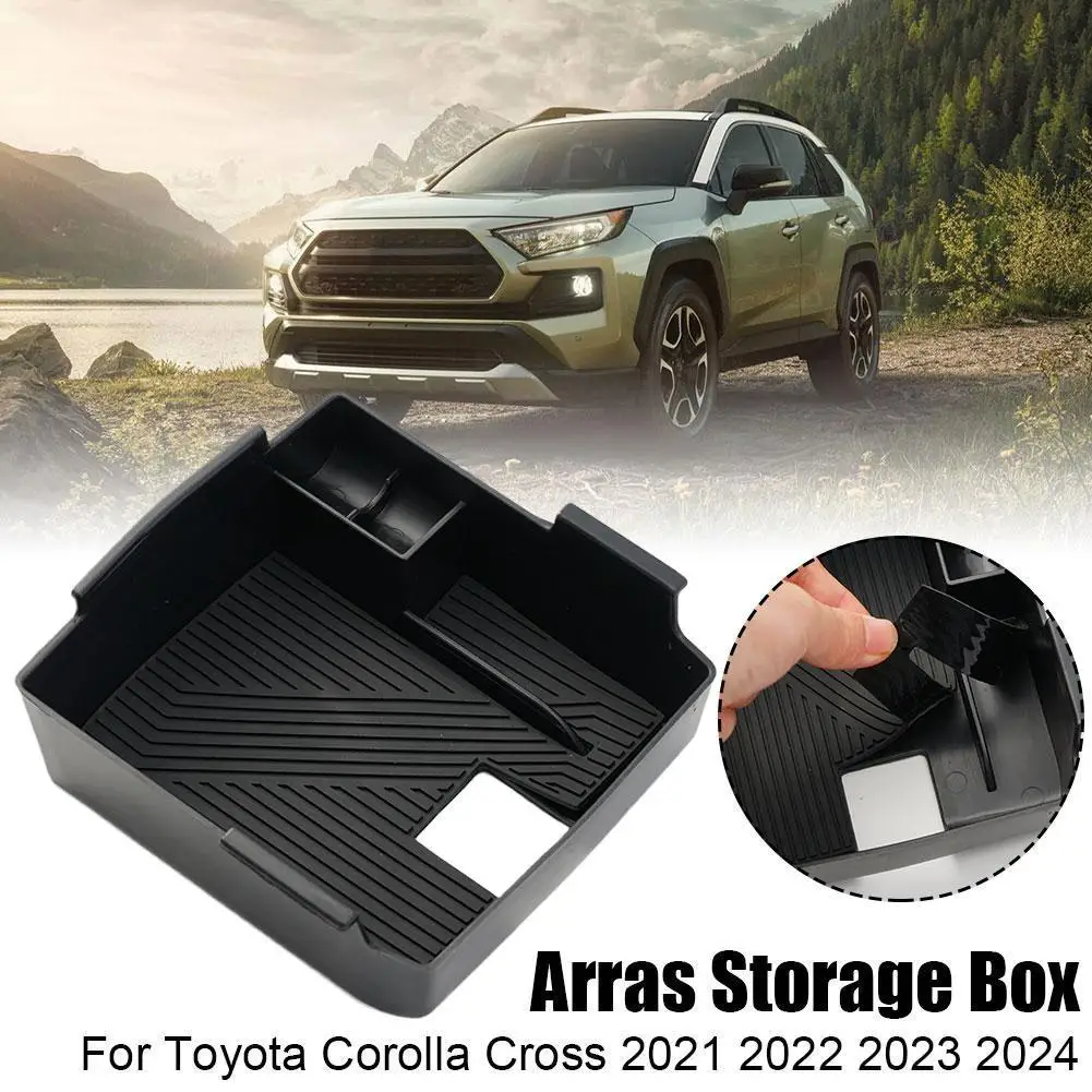 Car Armrest Storage Box For Toyota Corolla Cross 2021 2022 2023 2024 Stowing - £11.10 GBP
