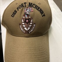 Uss Fort Mchenry The Corps Us Beige Baseball Cap One Size - £16.98 GBP