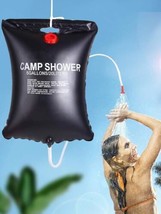 NC Solar Shower Bag Camping Shower 5 gallons/20L Solar Heating Bag with - £13.95 GBP