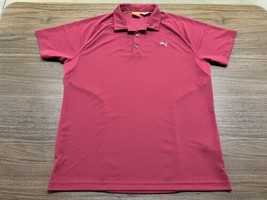 Puma Cool Cell Men’s Maroon Short-Sleeve Polo Shirt - Large - £15.79 GBP