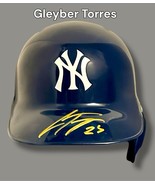 GLEYBER TORRES AUTOGRAPHED SIGNED NY YANKEES MINI BASEBALL BATTING HELME... - $54.44