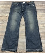 Antik Denim Jeans Men 40X33.5 Straight Med Wash Cowboy Embellished Weste... - £22.68 GBP