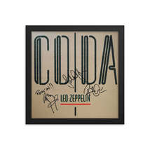 Led Zeppelin signed Coda album Reprint - £66.86 GBP