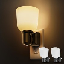 Night Lights Plug Into Wall 2-Pack, 0-100Lm Dimmable Plug In Night Light, Dusk T - £25.57 GBP