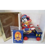 MATTEL DISNEY DONALD DUCK XYLOPHONE FISHER PRICE 60TH ANNIV MIB 13&quot;H COA... - £38.89 GBP