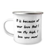 Nice Single mom, It is because of your love that I can fly high, I love you mum! - £15.63 GBP
