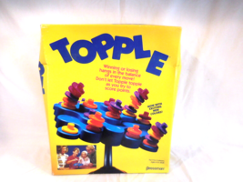 Pressman Topple game  vintage 1999 a game everyone loves - $10.89