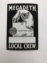 Megadeth sticker for 1999 2001 RISK HERO Tour satin backstage pass Local Crew - £4.71 GBP