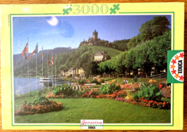 Rare EDUCA Puzzle 3000 pc View of Cochem Louis XIV Reichsgurg Historic L... - £55.95 GBP