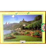 Rare EDUCA Puzzle 3000 pc View of Cochem Louis XIV Reichsgurg Historic L... - $70.00