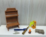 Playmobil Wizard&#39;s Workshop 3839 replacement pieces vintage lot bookcase... - $6.92