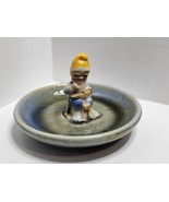 Wade Ceramics Whimtray CUTE GNOME MAKING SHOE TRINKET DISH Elf Coin Dish - £16.12 GBP