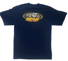 Bear Surfboards T-Shirt Men Size Large Logo Black 1980&#39;s Surf Wave Graphic - £19.41 GBP