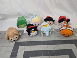 Disney Tsum Tsum Mini Lot Frozen Mickey Minnie Inside Out Figaro Hidden ... - $24.95