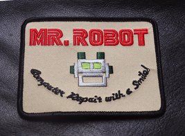 MR Robot Fsociety TV Show Embroidery Patch Halloween Costume Badge Easy Iron On - £9.58 GBP