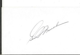 Gene Mauch Signed 3x5 Index Card JSA Phillies Angels - £23.36 GBP