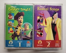 McDonald&#39;s Disney Buddy &amp; Rascal Songs Volume 1 &amp; 2 (Cassette, 1996) - £11.72 GBP