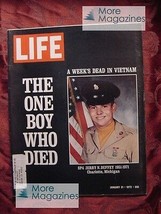 Life Magazine January 21 1972 Jan 1/21/72 Vietnam Dead Ralph Nader - £6.02 GBP