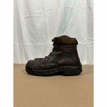 Wolverine Boots Mens 8 M EH Steel Toe Work Ankle Combat ASTM F2413-05 Brown - £32.01 GBP