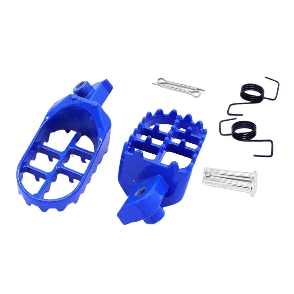 Blue Foot Pegs Rest Pedal for PW50 PW80 for Honda XR50 XR70 Pit Dirt Bike - $18.83