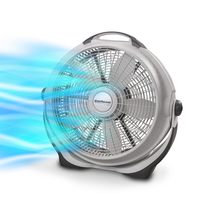 Lasko Wind Machine Air Circulator Floor Fan, 3 Speeds, Pivoting Head for... - £56.66 GBP