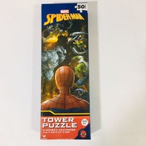 Marvel Spider-Man Tower Puzzle 50 Pieces Kids Gift Birthday Holiday New ... - £5.91 GBP