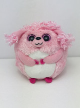 Ty Beanie Ballz - Lovey the  Pink Hamster Size 4 Inch Plush Stuffed Ball Toy - £7.50 GBP