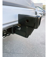 4&quot; Drop Rise High Low Trailer Tow Hitch 2&quot; Receiver Adapter Solid Shank ... - $46.74