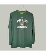 Minnesota Wild Hockey Kids Shirt XL Youth Hockey Reebok Long Sleeve - $13.98