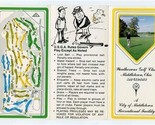 Weatherwax Golf Club Score Card Middletown Ohio 1970&#39;s 4 Courses  - £17.13 GBP