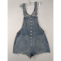 Vintage Tularosa Denim Overall Shorts Womens Rachel - £31.70 GBP