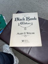 1924 Black Hawk Waltzes Vintage Piano Solo Sheet Music By Mary E. Walsh - £5.47 GBP