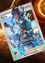 Custom Pokémon trainer card cynthia Misty Mallow lusamine Hilda Nessa Miriam  - £7.04 GBP