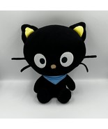 Chococat Plush Sanrio/Fiesta 2011 Black Stuffed Animal Plush w/Blue Scarf - £34.24 GBP