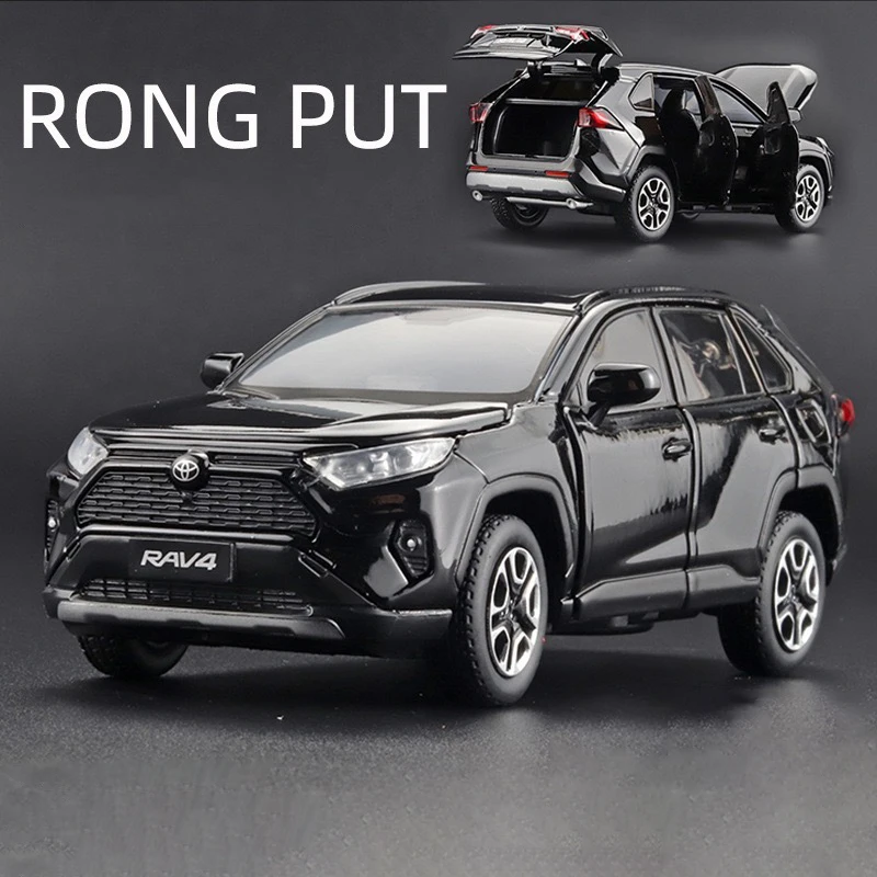 1:32  RAV4 SUV  Alloy Car Model Diecast Toy Vehicle Shock absorber sound and lig - $128.91