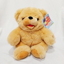 Teddy Bear Tickle Tickle Wiggle Wiggle 10&quot; Sitting Plush Stuffed Animal Dan Dee - £12.65 GBP
