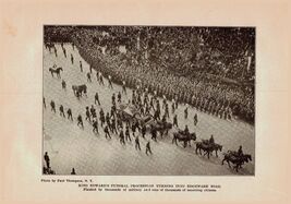 Antique 1910 Print The Life Of King Edward VII and Career of King George... - $29.08 CAD