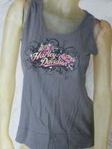 Grey Harley Davidson Tank Size L  - £8.71 GBP